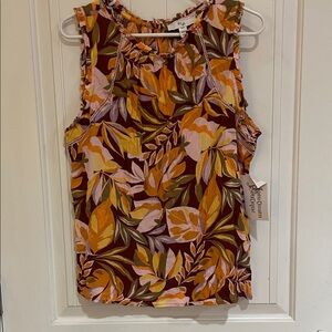 MB Floral Sleeveless Top - Multicolor medium NWT